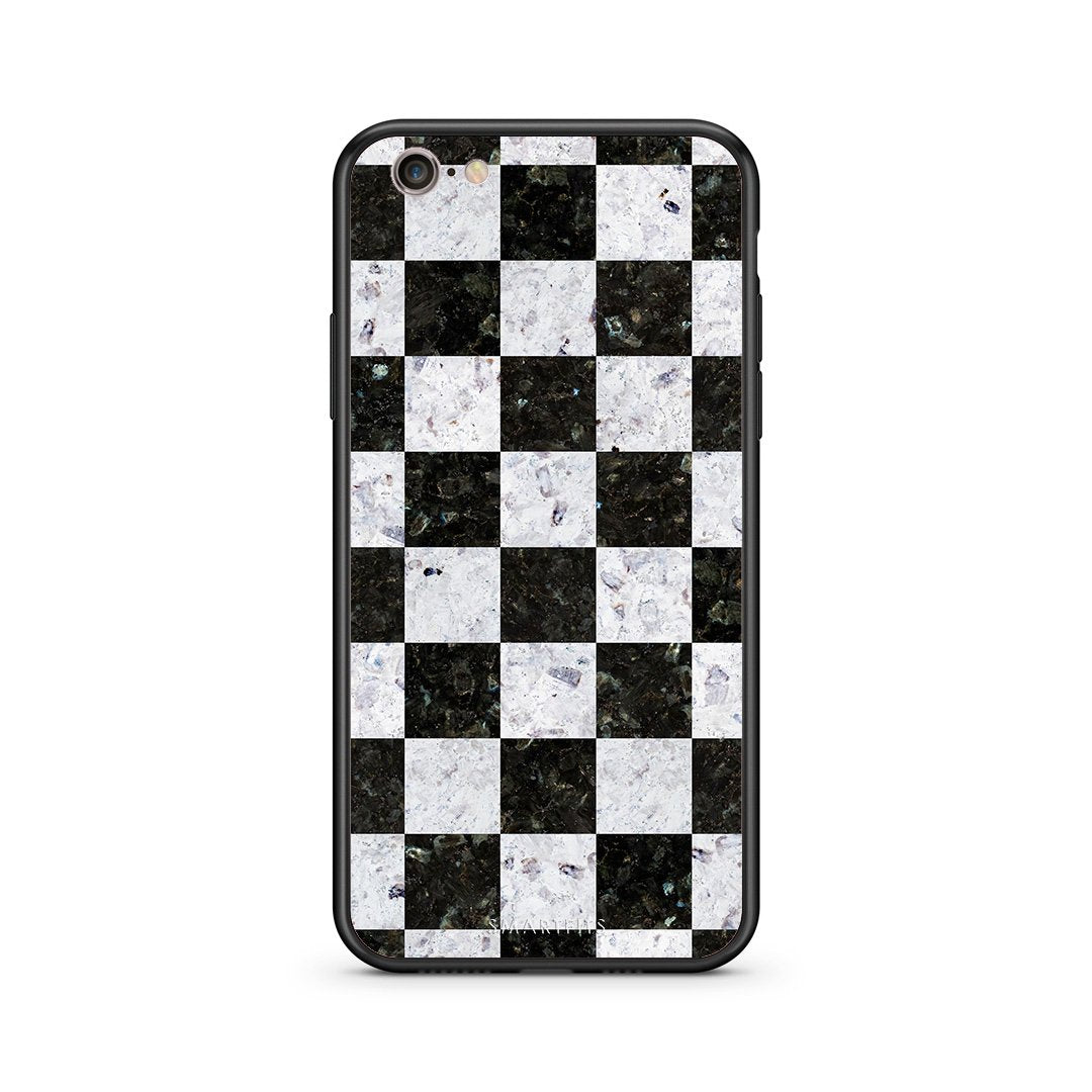 4 - iphone 6 plus 6s plus Square Geometric Marble case, cover, bumper