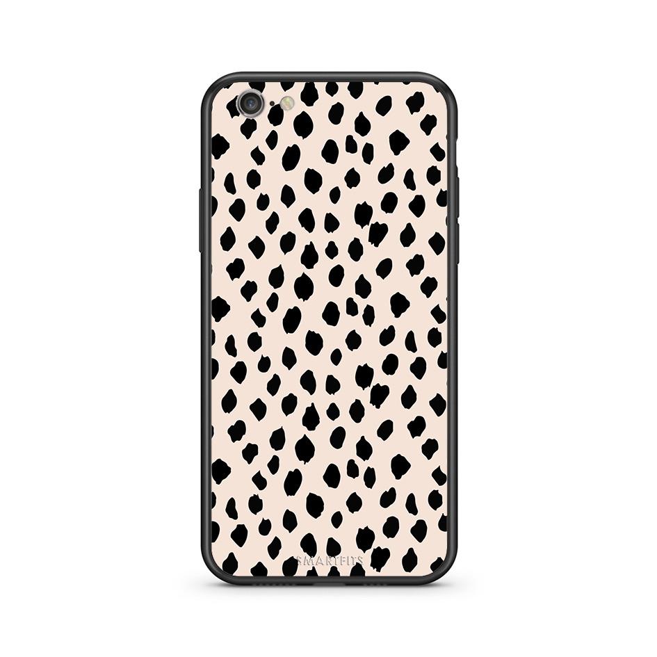 iPhone 7/8 New Polka Dots θήκη από τη Smartfits με σχέδιο στο πίσω μέρος και μαύρο περίβλημα | Smartphone case with colorful back and black bezels by Smartfits