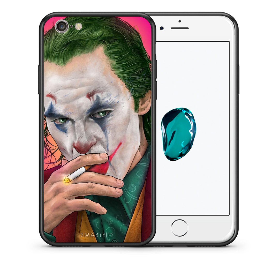Θήκη iPhone 6/6s JokesOnU PopArt από τη Smartfits με σχέδιο στο πίσω μέρος και μαύρο περίβλημα | iPhone 6/6s JokesOnU PopArt case with colorful back and black bezels