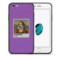 Thumbnail for Θήκη iPhone 6/6s Monalisa Popart από τη Smartfits με σχέδιο στο πίσω μέρος και μαύρο περίβλημα | iPhone 6/6s Monalisa Popart case with colorful back and black bezels