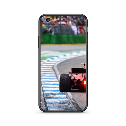 iPhone 7/8 Racing Vibes θήκη από τη Smartfits με σχέδιο στο πίσω μέρος και μαύρο περίβλημα | Smartphone case with colorful back and black bezels by Smartfits