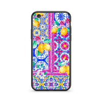 Thumbnail for iphone 6 6s Retro Spring θήκη από τη Smartfits με σχέδιο στο πίσω μέρος και μαύρο περίβλημα | Smartphone case with colorful back and black bezels by Smartfits