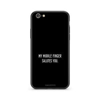Thumbnail for iPhone 7/8 Salute θήκη από τη Smartfits με σχέδιο στο πίσω μέρος και μαύρο περίβλημα | Smartphone case with colorful back and black bezels by Smartfits