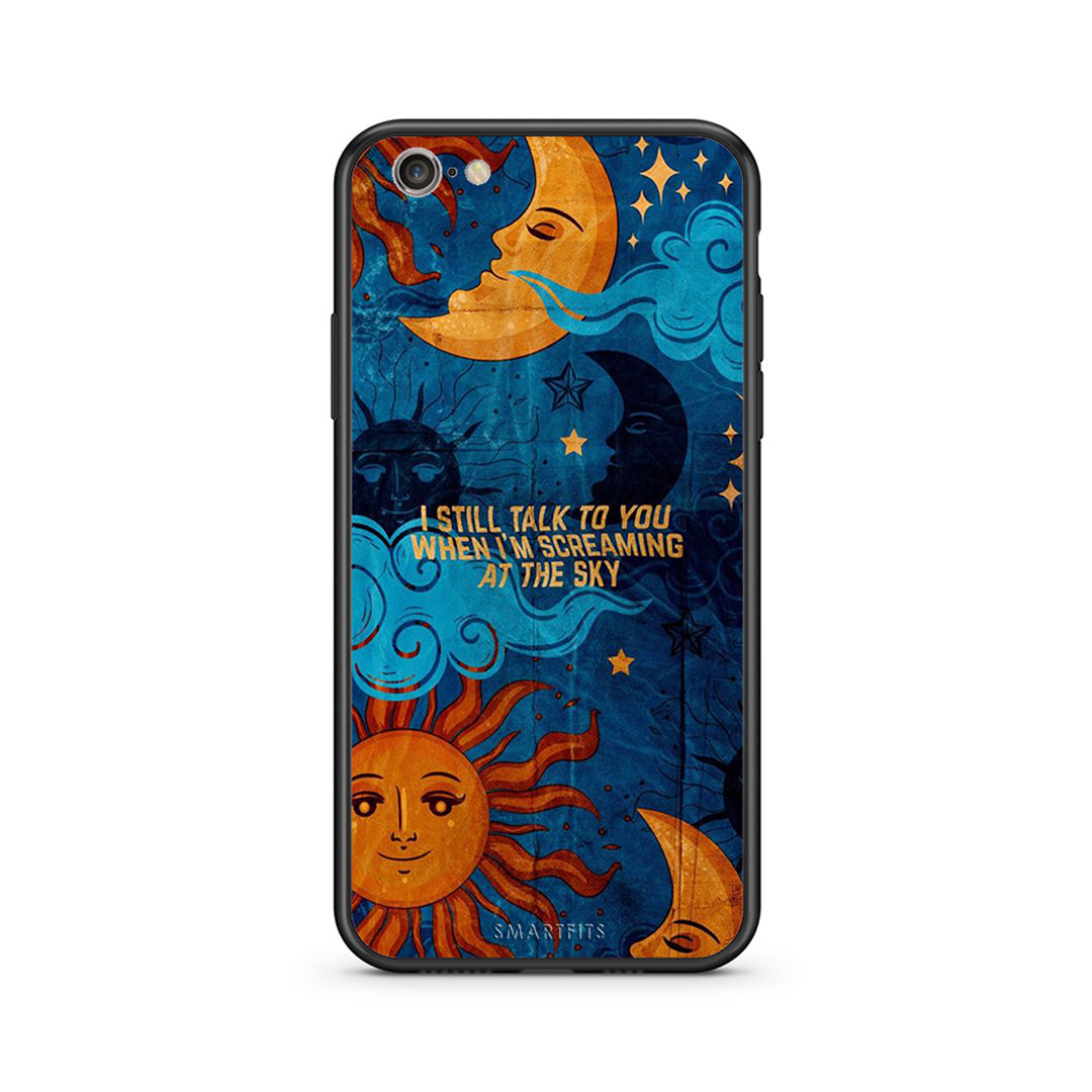 iphone 6 6s Screaming Sky θήκη από τη Smartfits με σχέδιο στο πίσω μέρος και μαύρο περίβλημα | Smartphone case with colorful back and black bezels by Smartfits