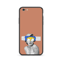 Thumbnail for iPhone 7/8 Sim Merilyn θήκη από τη Smartfits με σχέδιο στο πίσω μέρος και μαύρο περίβλημα | Smartphone case with colorful back and black bezels by Smartfits