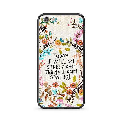 iPhone 7/8 Stress Over θήκη από τη Smartfits με σχέδιο στο πίσω μέρος και μαύρο περίβλημα | Smartphone case with colorful back and black bezels by Smartfits