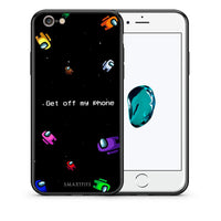Thumbnail for Θήκη iPhone 6/6s AFK Text από τη Smartfits με σχέδιο στο πίσω μέρος και μαύρο περίβλημα | iPhone 6/6s AFK Text case with colorful back and black bezels