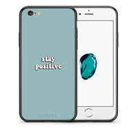 Thumbnail for Θήκη iPhone 6/6s Positive Text από τη Smartfits με σχέδιο στο πίσω μέρος και μαύρο περίβλημα | iPhone 6/6s Positive Text case with colorful back and black bezels