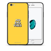Thumbnail for Θήκη iPhone 6/6s Vibes Text από τη Smartfits με σχέδιο στο πίσω μέρος και μαύρο περίβλημα | iPhone 6/6s Vibes Text case with colorful back and black bezels