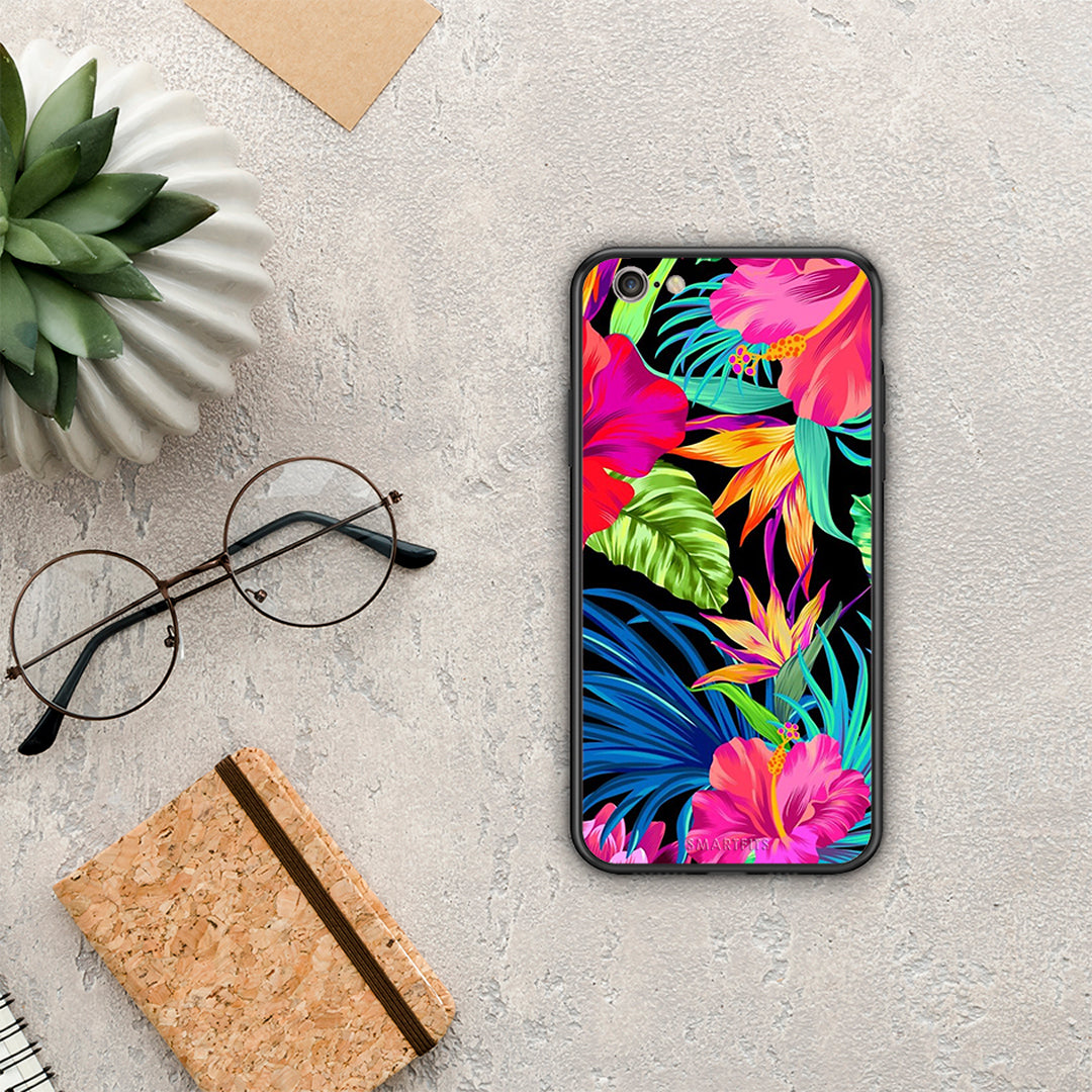 Tropical Flowers - iPhone 6 Plus / 6s Plus θήκη