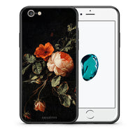 Thumbnail for Θήκη iPhone 6/6s Vintage Roses από τη Smartfits με σχέδιο στο πίσω μέρος και μαύρο περίβλημα | iPhone 6/6s Vintage Roses case with colorful back and black bezels
