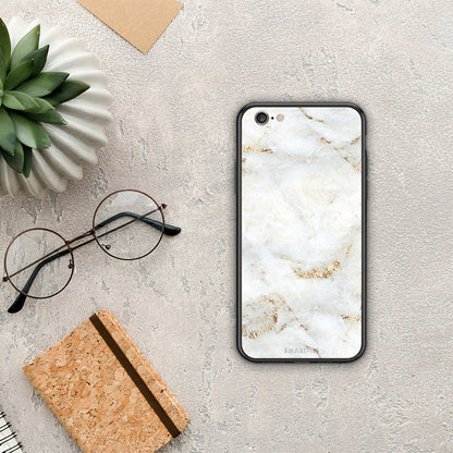 White Gold Marble - iPhone 6 Plus / 6s Plus θήκη