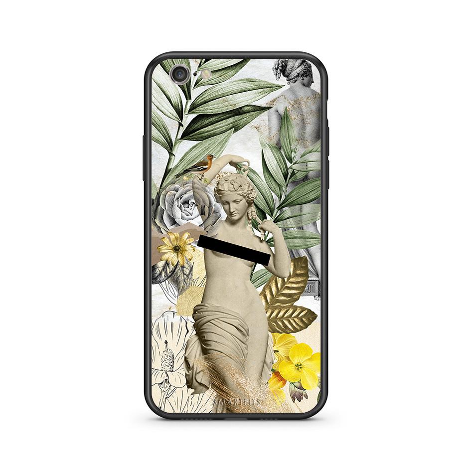 iphone 6 6s Woman Statue θήκη από τη Smartfits με σχέδιο στο πίσω μέρος και μαύρο περίβλημα | Smartphone case with colorful back and black bezels by Smartfits