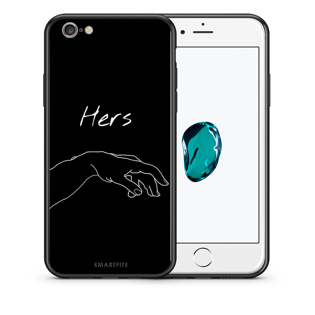 Θήκη Αγίου Βαλεντίνου iPhone 7 / 8 / SE 2020 Aeshetic Love 1 από τη Smartfits με σχέδιο στο πίσω μέρος και μαύρο περίβλημα | iPhone 7 / 8 / SE 2020 Aeshetic Love 1 case with colorful back and black bezels