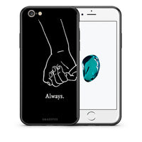 Thumbnail for Θήκη Αγίου Βαλεντίνου iPhone 6 / 6s Always & Forever 1 από τη Smartfits με σχέδιο στο πίσω μέρος και μαύρο περίβλημα | iPhone 6 / 6s Always & Forever 1 case with colorful back and black bezels