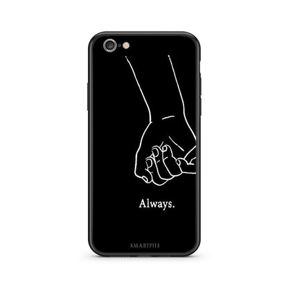 iPhone 7 / 8 Always & Forever 1 Θήκη Αγίου Βαλεντίνου από τη Smartfits με σχέδιο στο πίσω μέρος και μαύρο περίβλημα | Smartphone case with colorful back and black bezels by Smartfits