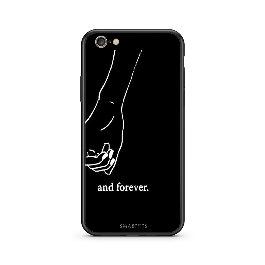 iphone 6 6s Always & Forever 2 Θήκη Αγίου Βαλεντίνου από τη Smartfits με σχέδιο στο πίσω μέρος και μαύρο περίβλημα | Smartphone case with colorful back and black bezels by Smartfits