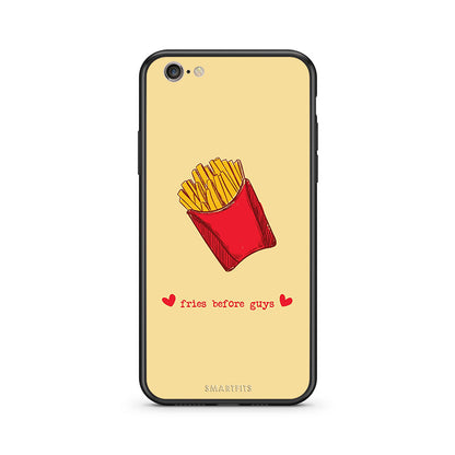 iphone 6 6s Fries Before Guys Θήκη Αγίου Βαλεντίνου από τη Smartfits με σχέδιο στο πίσω μέρος και μαύρο περίβλημα | Smartphone case with colorful back and black bezels by Smartfits