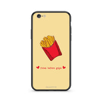 Thumbnail for iphone 6 6s Fries Before Guys Θήκη Αγίου Βαλεντίνου από τη Smartfits με σχέδιο στο πίσω μέρος και μαύρο περίβλημα | Smartphone case with colorful back and black bezels by Smartfits
