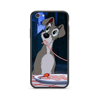 Thumbnail for iphone 6 plus 6s plus Lady And Tramp 1 Θήκη Αγίου Βαλεντίνου από τη Smartfits με σχέδιο στο πίσω μέρος και μαύρο περίβλημα | Smartphone case with colorful back and black bezels by Smartfits