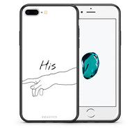 Thumbnail for Θήκη Αγίου Βαλεντίνου iPhone 7 Plus / 8 Plus Aeshetic Love 2 από τη Smartfits με σχέδιο στο πίσω μέρος και μαύρο περίβλημα | iPhone 7 Plus / 8 Plus Aeshetic Love 2 case with colorful back and black bezels