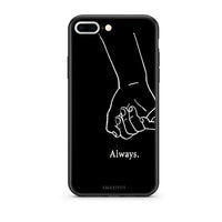 Thumbnail for iPhone 7 Plus / 8 Plus Always & Forever 1 Θήκη Αγίου Βαλεντίνου από τη Smartfits με σχέδιο στο πίσω μέρος και μαύρο περίβλημα | Smartphone case with colorful back and black bezels by Smartfits