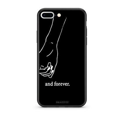 iPhone 7 Plus / 8 Plus Always & Forever 2 Θήκη Αγίου Βαλεντίνου από τη Smartfits με σχέδιο στο πίσω μέρος και μαύρο περίβλημα | Smartphone case with colorful back and black bezels by Smartfits