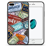 Thumbnail for Θήκη iPhone 7 Plus/8 Plus Car Plates από τη Smartfits με σχέδιο στο πίσω μέρος και μαύρο περίβλημα | iPhone 7 Plus/8 Plus Car Plates case with colorful back and black bezels