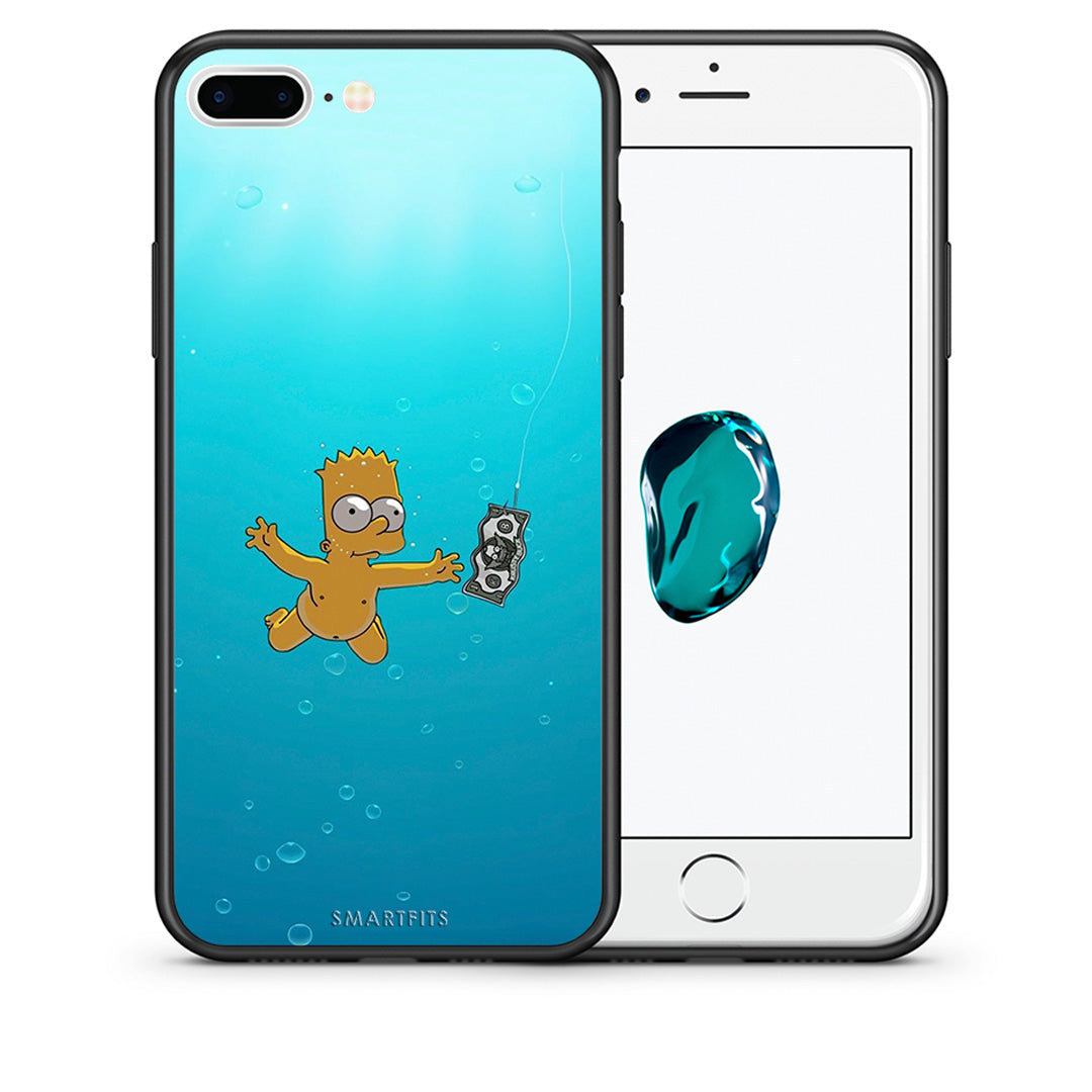 Θήκη iPhone 7 Plus/8 Plus Chasing Money από τη Smartfits με σχέδιο στο πίσω μέρος και μαύρο περίβλημα | iPhone 7 Plus/8 Plus Chasing Money case with colorful back and black bezels