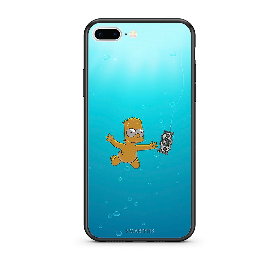 iPhone 7 Plus/8 Plus Chasing Money θήκη από τη Smartfits με σχέδιο στο πίσω μέρος και μαύρο περίβλημα | Smartphone case with colorful back and black bezels by Smartfits