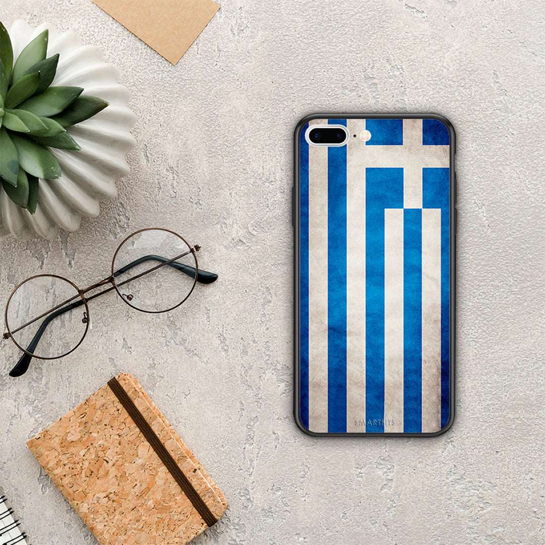 Flag Greek - iPhone 7 Plus / 8 Plus θήκη