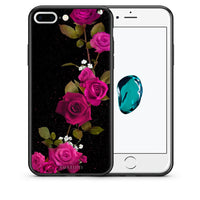 Thumbnail for Θήκη iPhone 7 Plus/8 Plus Red Roses Flower από τη Smartfits με σχέδιο στο πίσω μέρος και μαύρο περίβλημα | iPhone 7 Plus/8 Plus Red Roses Flower case with colorful back and black bezels