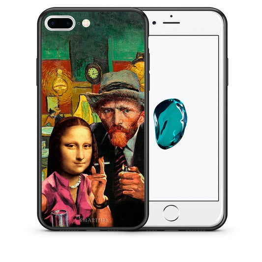 Θήκη iPhone 7 Plus/8 Plus Funny Art από τη Smartfits με σχέδιο στο πίσω μέρος και μαύρο περίβλημα | iPhone 7 Plus/8 Plus Funny Art case with colorful back and black bezels