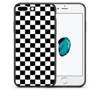 Thumbnail for Θήκη iPhone 7 Plus/8 Plus Squares Geometric από τη Smartfits με σχέδιο στο πίσω μέρος και μαύρο περίβλημα | iPhone 7 Plus/8 Plus Squares Geometric case with colorful back and black bezels
