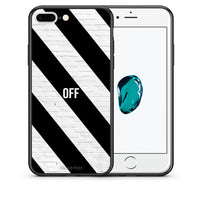 Thumbnail for Θήκη iPhone 7 Plus/8 Plus Get Off από τη Smartfits με σχέδιο στο πίσω μέρος και μαύρο περίβλημα | iPhone 7 Plus/8 Plus Get Off case with colorful back and black bezels