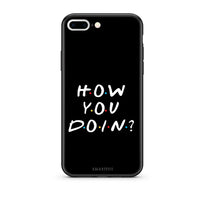 Thumbnail for iPhone 7 Plus/8 Plus How You Doin θήκη από τη Smartfits με σχέδιο στο πίσω μέρος και μαύρο περίβλημα | Smartphone case with colorful back and black bezels by Smartfits