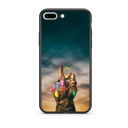 iPhone 7 Plus/8 Plus Infinity Snap θήκη από τη Smartfits με σχέδιο στο πίσω μέρος και μαύρο περίβλημα | Smartphone case with colorful back and black bezels by Smartfits