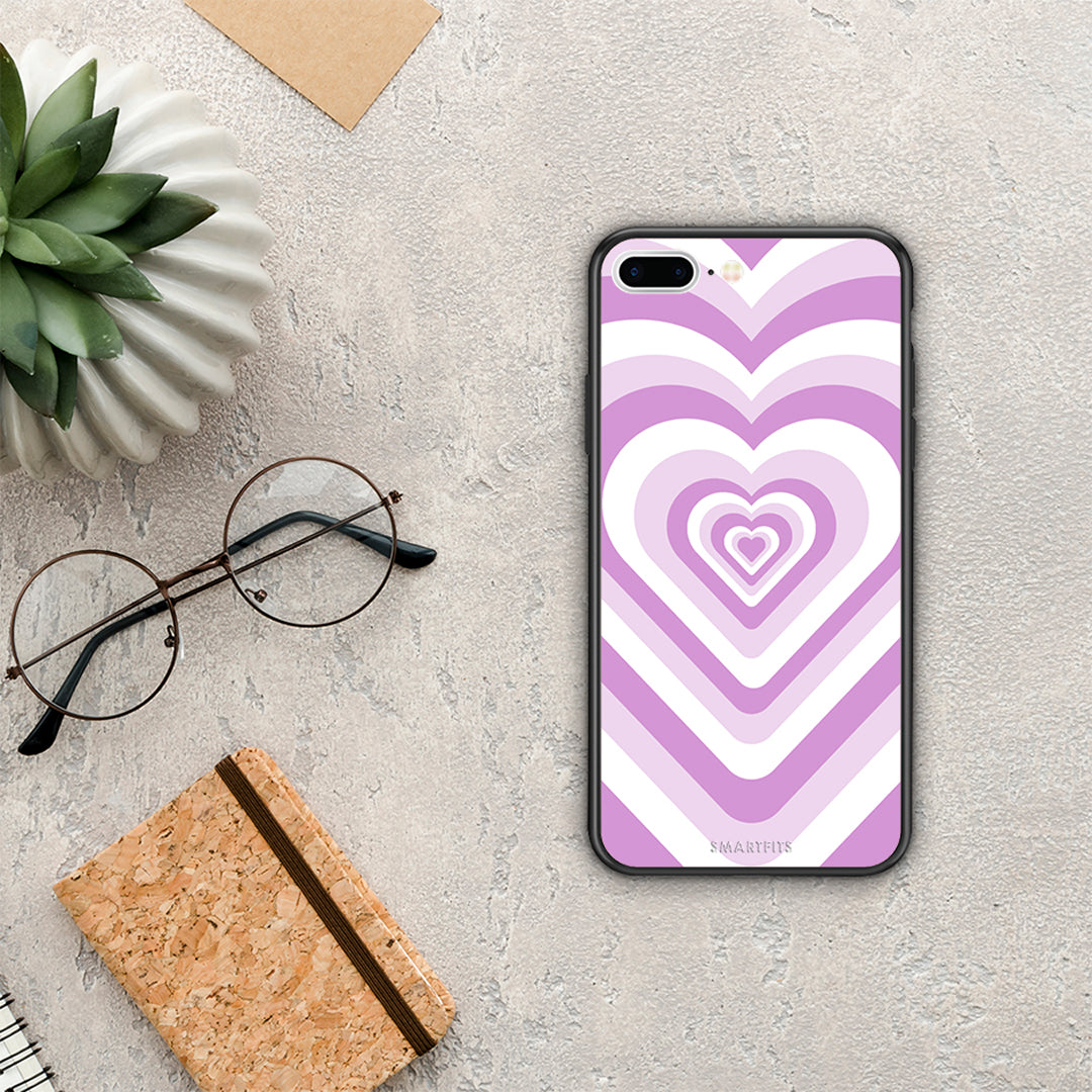 Lilac Hearts - iPhone 7 Plus / 8 Plus θήκη
