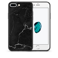Thumbnail for Θήκη iPhone 7 Plus/8 Plus Marble Black από τη Smartfits με σχέδιο στο πίσω μέρος και μαύρο περίβλημα | iPhone 7 Plus/8 Plus Marble Black case with colorful back and black bezels