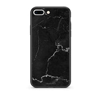 Thumbnail for iPhone 7 Plus/8 Plus Marble Black θήκη από τη Smartfits με σχέδιο στο πίσω μέρος και μαύρο περίβλημα | Smartphone case with colorful back and black bezels by Smartfits
