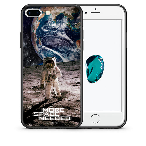 Θήκη iPhone 7 Plus/8 Plus More Space από τη Smartfits με σχέδιο στο πίσω μέρος και μαύρο περίβλημα | iPhone 7 Plus/8 Plus More Space case with colorful back and black bezels