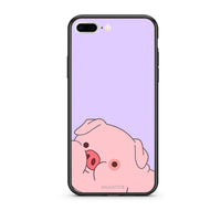 Thumbnail for iPhone 7 Plus / 8 Plus Pig Love 2 Θήκη Αγίου Βαλεντίνου από τη Smartfits με σχέδιο στο πίσω μέρος και μαύρο περίβλημα | Smartphone case with colorful back and black bezels by Smartfits