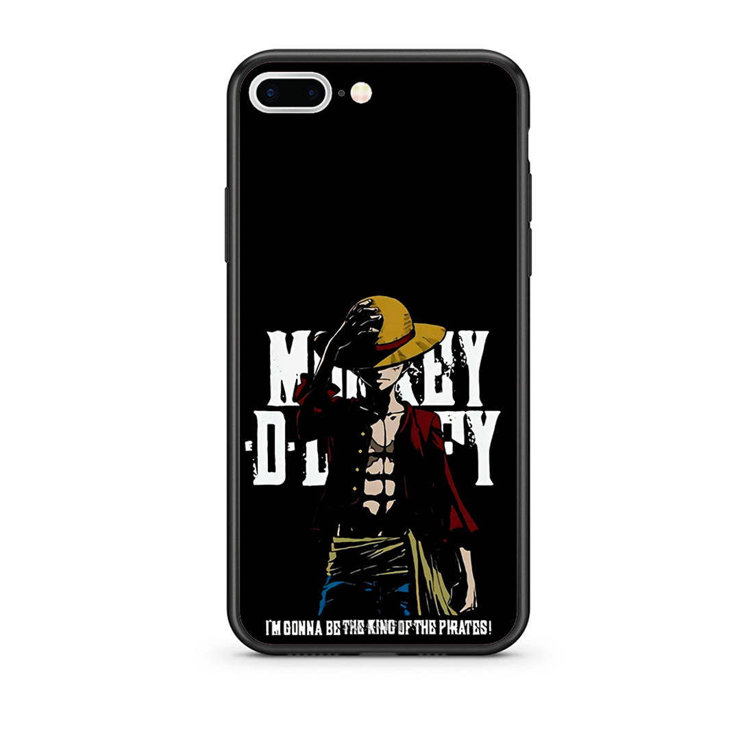 iPhone 7 Plus/8 Plus Pirate King θήκη από τη Smartfits με σχέδιο στο πίσω μέρος και μαύρο περίβλημα | Smartphone case with colorful back and black bezels by Smartfits