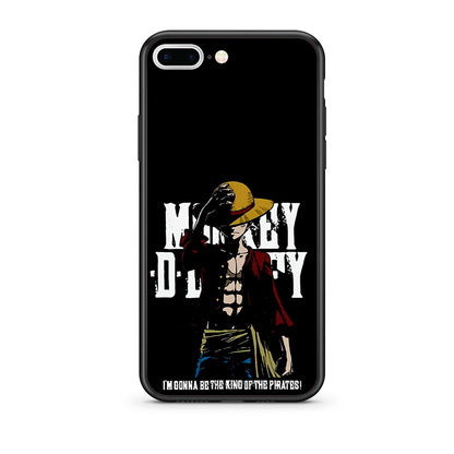 iPhone 7 Plus/8 Plus Pirate King θήκη από τη Smartfits με σχέδιο στο πίσω μέρος και μαύρο περίβλημα | Smartphone case with colorful back and black bezels by Smartfits