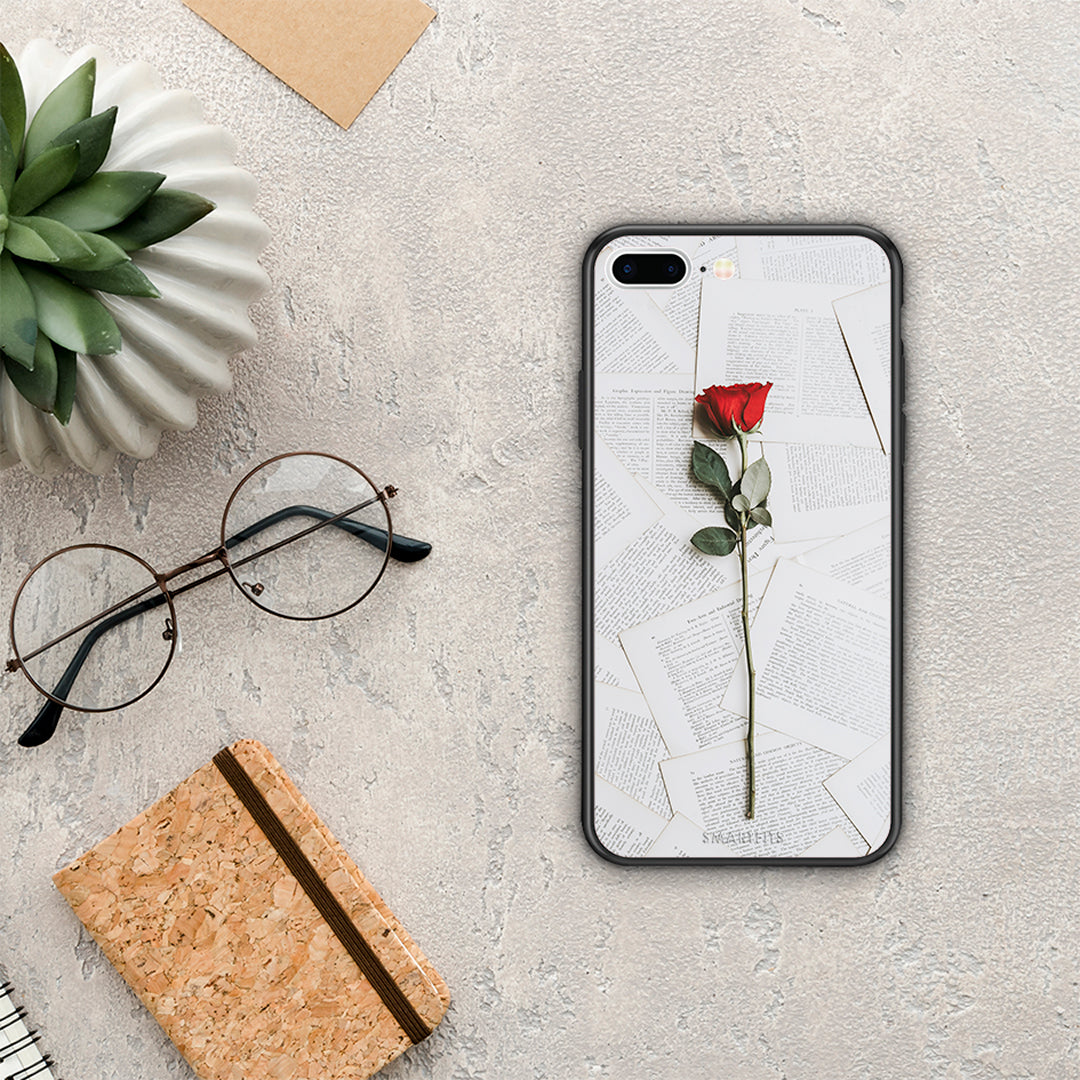 Red Rose - iPhone 7 Plus / 8 Plus θήκη