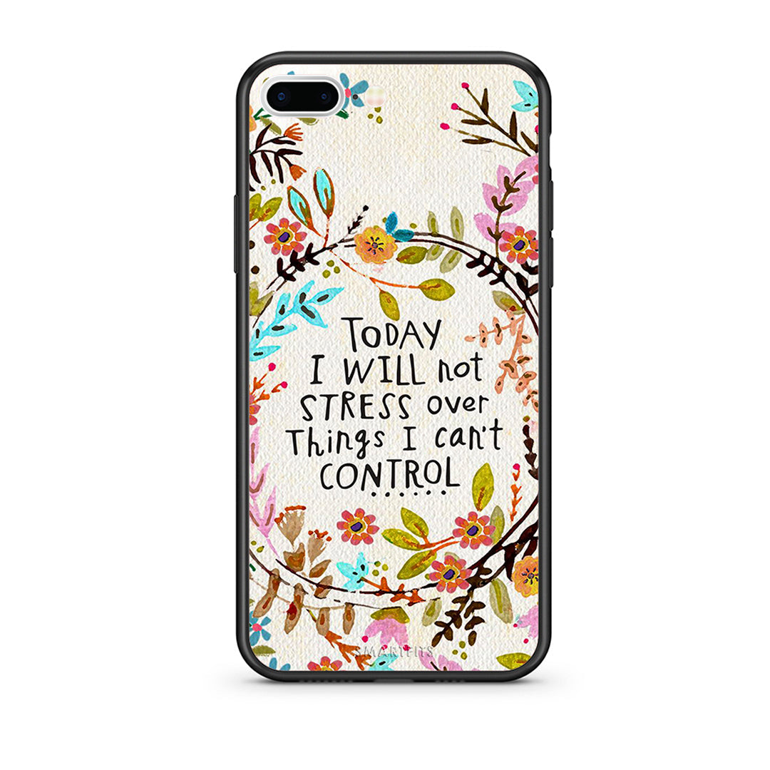 iPhone 7 Plus/8 Plus Stress Over θήκη από τη Smartfits με σχέδιο στο πίσω μέρος και μαύρο περίβλημα | Smartphone case with colorful back and black bezels by Smartfits