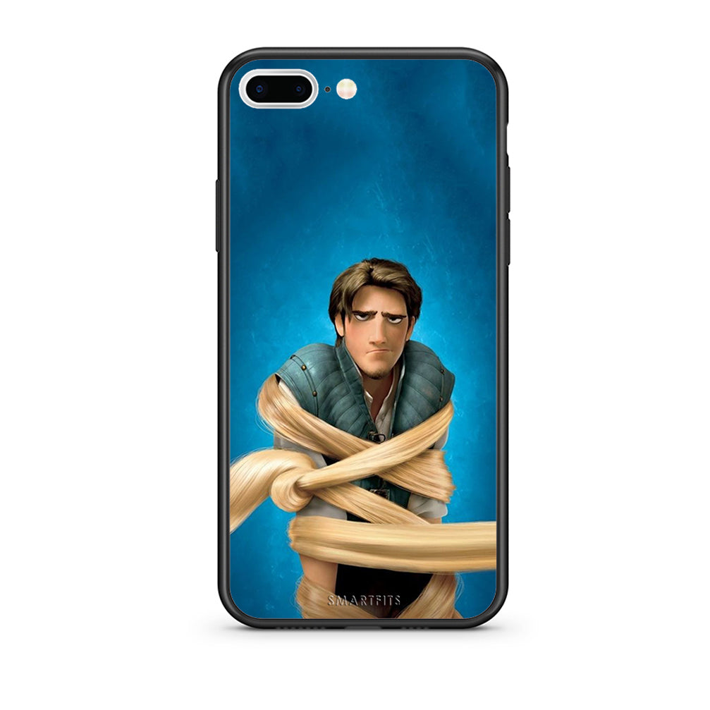 iPhone 7 Plus / 8 Plus Tangled 1 Θήκη Αγίου Βαλεντίνου από τη Smartfits με σχέδιο στο πίσω μέρος και μαύρο περίβλημα | Smartphone case with colorful back and black bezels by Smartfits