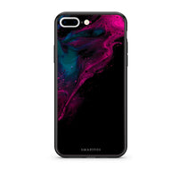 Thumbnail for 4 - iPhone 7 Plus/8 Plus Pink Black Watercolor case, cover, bumper
