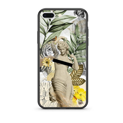 iPhone 7 Plus/8 Plus Woman Statue θήκη από τη Smartfits με σχέδιο στο πίσω μέρος και μαύρο περίβλημα | Smartphone case with colorful back and black bezels by Smartfits