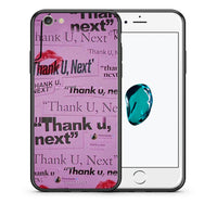 Thumbnail for Θήκη Αγίου Βαλεντίνου iPhone 6 / 6s Thank You Next από τη Smartfits με σχέδιο στο πίσω μέρος και μαύρο περίβλημα | iPhone 6 / 6s Thank You Next case with colorful back and black bezels